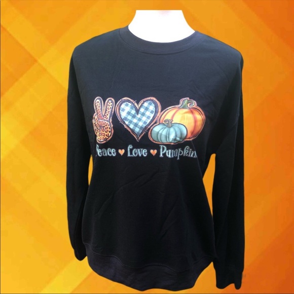 Pumpkin graphic print sweatshirt - Picture 4 of 9
